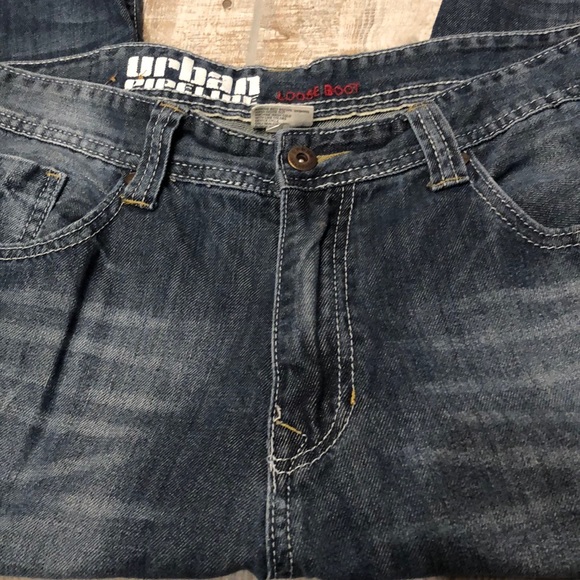 urban pipeline loose bootcut jeans